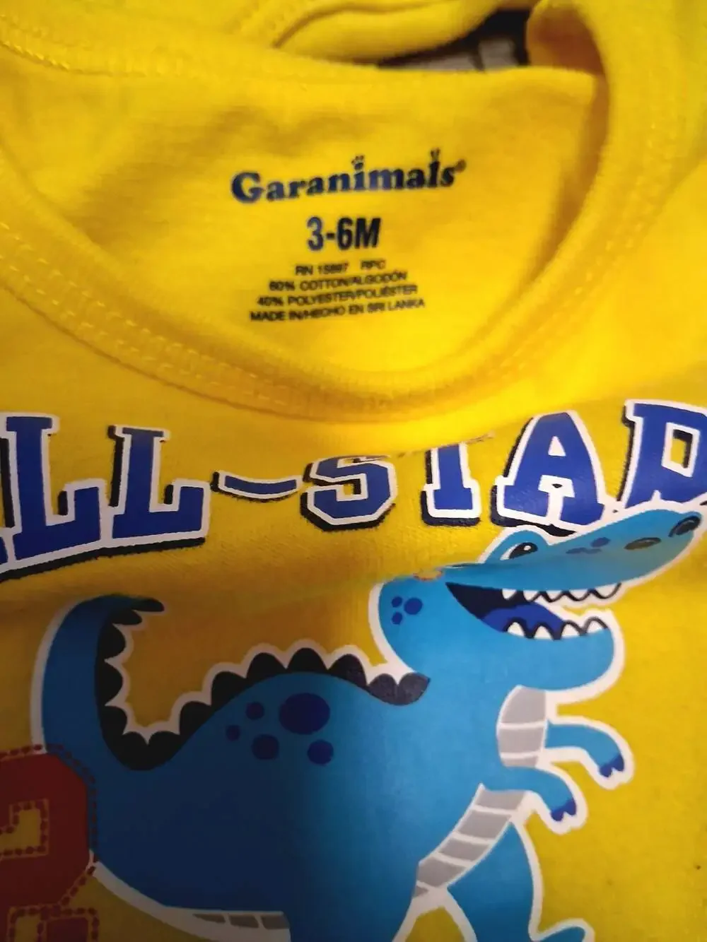 Garanimals & Child of Mine Baby Boys Short Sleeve Bodysuits Lot of 4 Size 3-6M